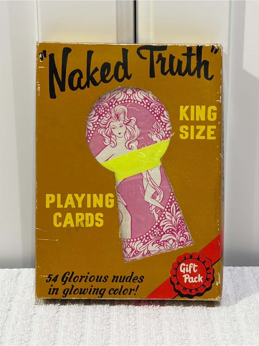 Vintage Naked Truth King Size Adult Playing Cards Complete 54 Deck Box